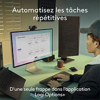 Clavier rétroéclairé sans fil MX Keys S de Logitech pour Mac/iPad - Gris pâle - Exclusivité de Best Buy