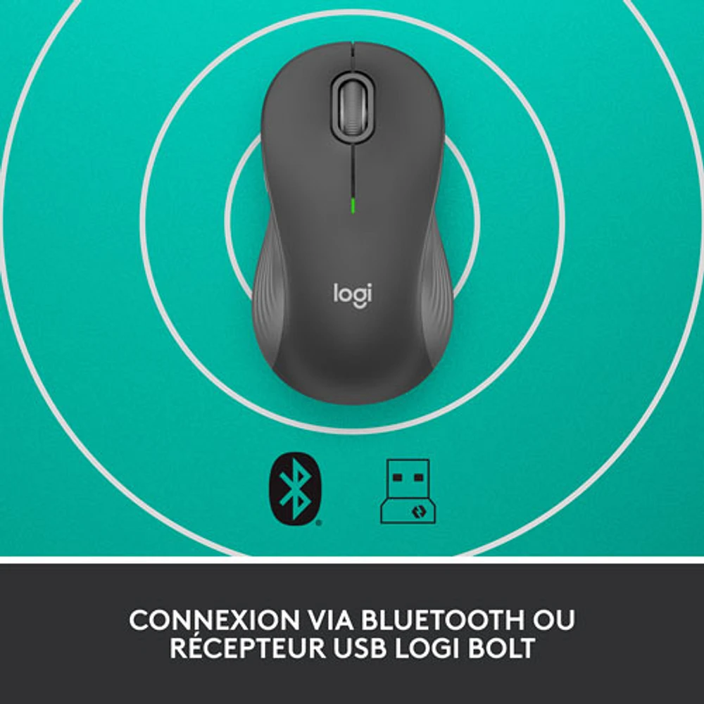 Souris optique sans fil Signature M550 de Logitech - Graphite