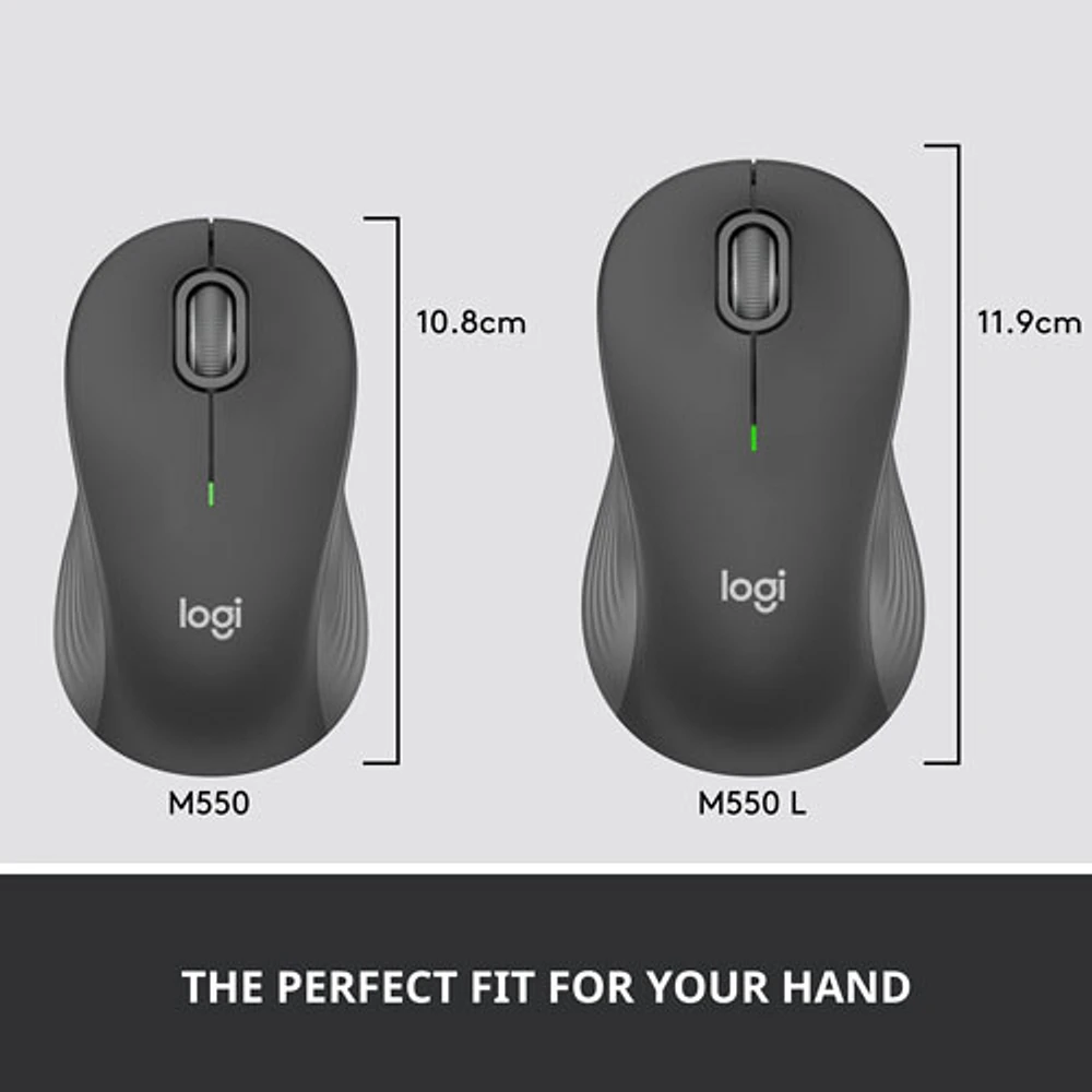 Souris optique sans fil Signature M550 de Logitech - Graphite