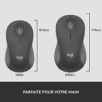 Souris optique sans fil Signature M550 de Logitech - Graphite