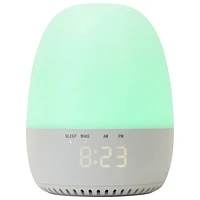 Appareil sonore pour l'apprentissage du sommeil avec veilleuse de Yogasleep (MP1003) - Blanc