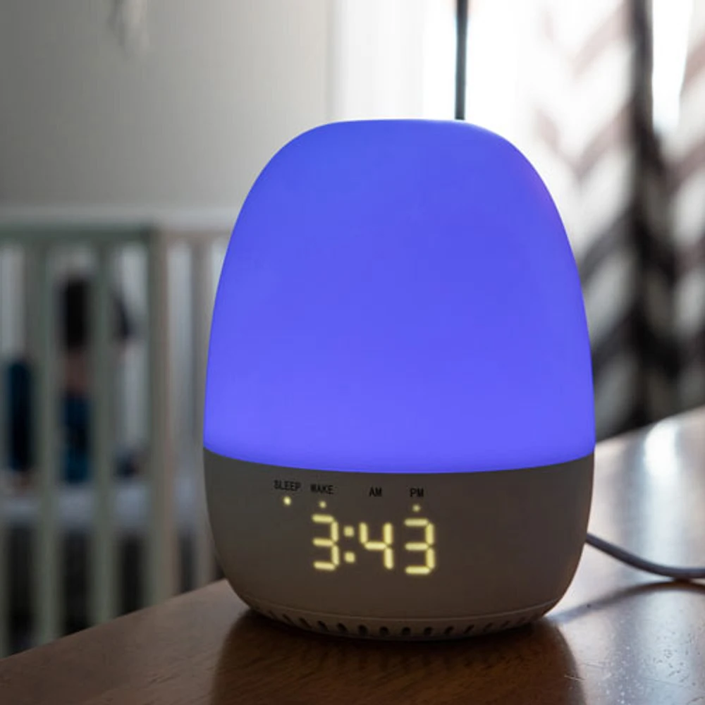 Appareil sonore pour l'apprentissage du sommeil avec veilleuse de Yogasleep (MP1003) - Blanc