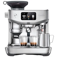 Breville Oracle Jet Espresso Machine with Frother & Coffee Grinder - Brushed Stainless Steel