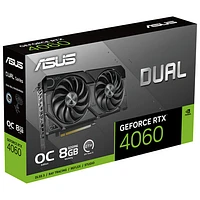 ASUS Dual NVIDIA GeForce RTX 4060 EVO OC 8GB GDDR6 Video Card