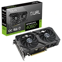 ASUS Dual NVIDIA GeForce RTX 4060 Ti EVO OC 8GB GDDR6 Graphics Card