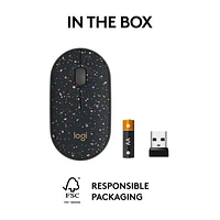Souris de jeu optique sans fil de 1000 ppp M340 X LIGHTSPEED de Logitech - Taches