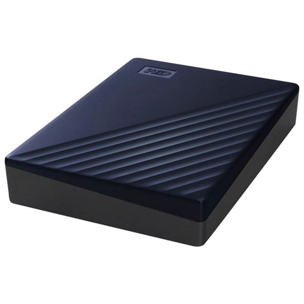 WD My Passport 6TB USB-C/USB 3.0 External Hard Drive for Mac (WDBK6C0060BBL-WESN) - Blue