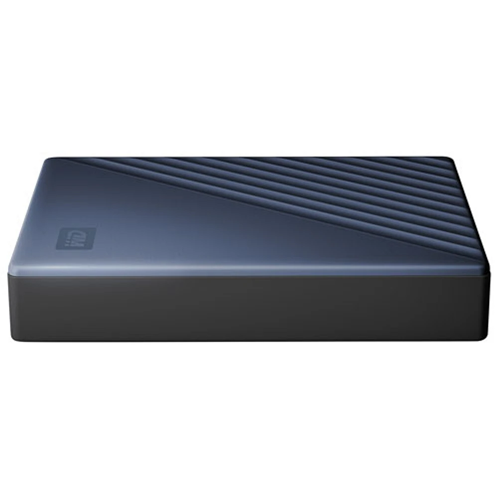 WD My Passport Ultra 6TB USB-C/USB 3.0 External Hard Drive (WDBEJA0060BBL-WESN) - Blue