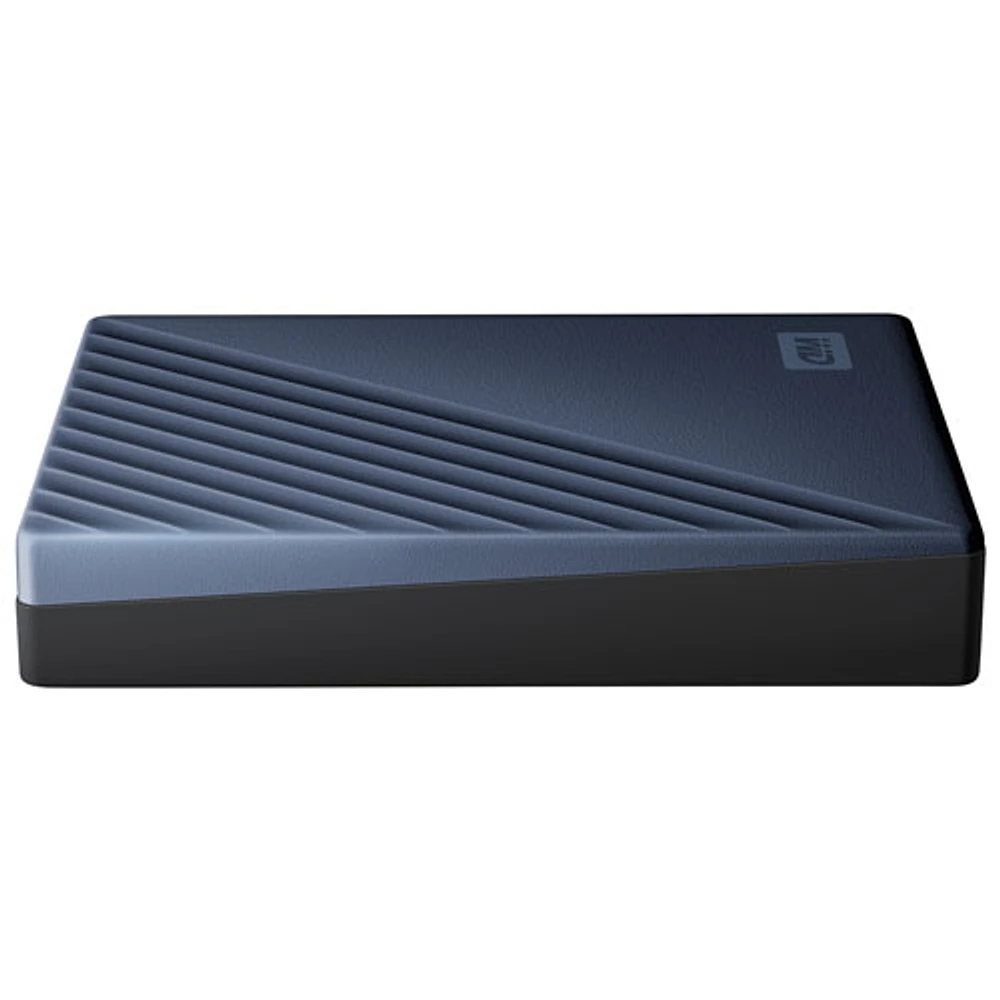 WD My Passport Ultra 6TB USB-C/USB 3.0 External Hard Drive (WDBEJA0060BBL-WESN) - Blue