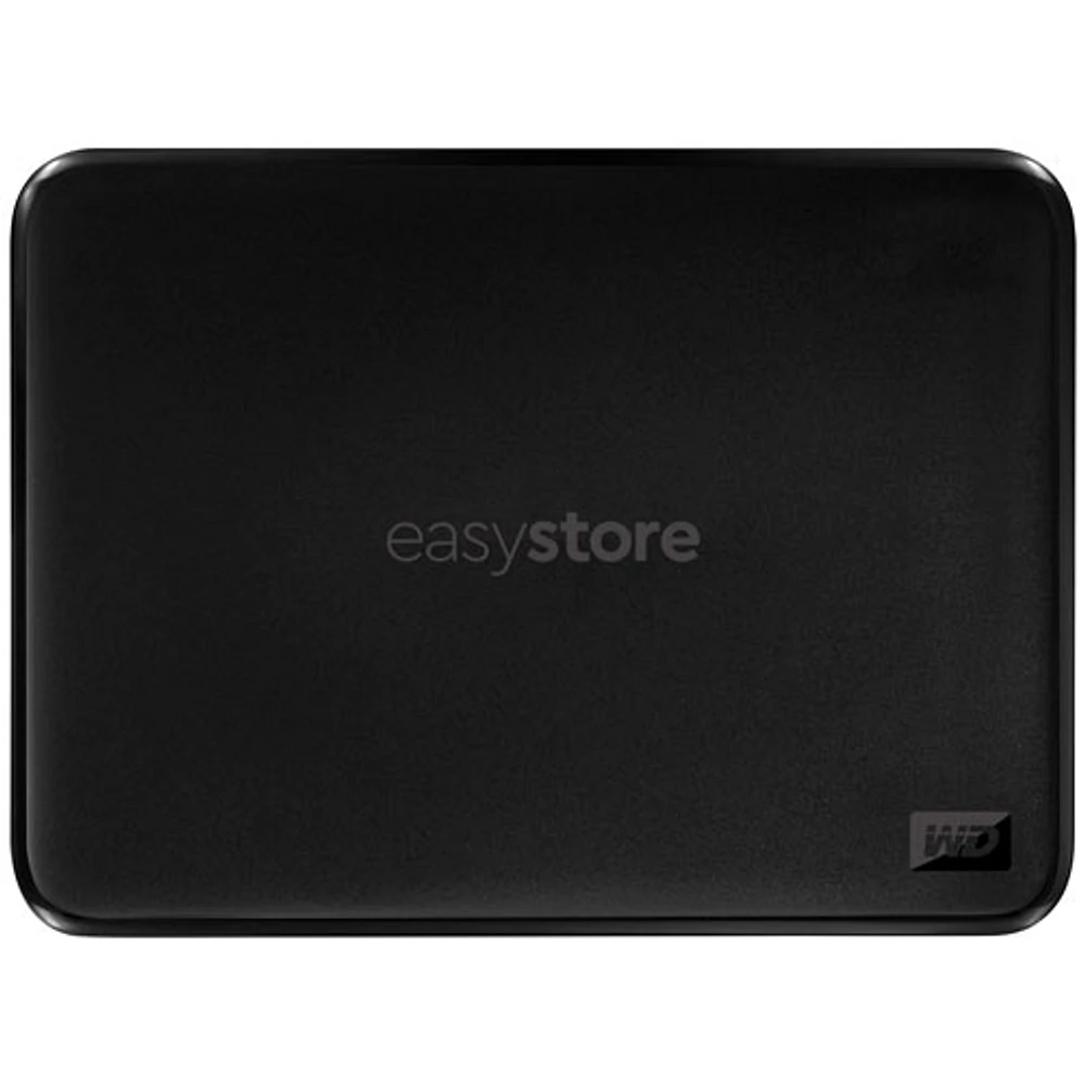 WD easystore 6TB USB 3.2 Portable External Hard Drive (WDBUWJ0060BBK-WESN) - Black