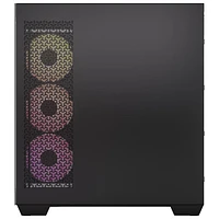 Tour d'ordinateur mi-haute ATX 3500X ARGB de Corsair - Noir