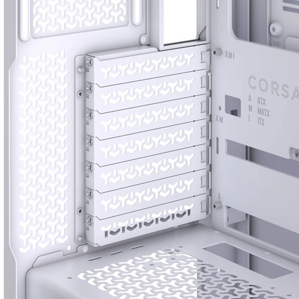 Tour d'ordinateur mi-hauteur ATX 3500X ARGB de Corsair - Blanc