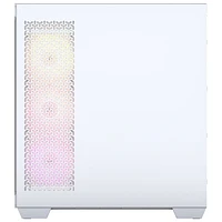 Tour d'ordinateur mi-hauteur ATX 3500X ARGB de Corsair - Blanc