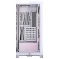 Tour d'ordinateur mi-hauteur ATX 3500X ARGB de Corsair - Blanc
