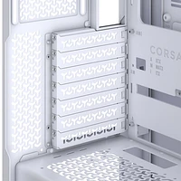 Tour d'ordinateur mi-haute ATX 3500X de Corsair - Blanc