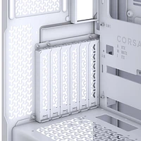 Tour d'ordinateur mi-haute ATX 3500X de Corsair - Blanc