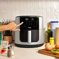 Bella Pro SmartCrisp Digital Air Fyer w/ EverGood Ceramic - 7.6L (8Qt) - Stainless Steel - Only at Best Buy