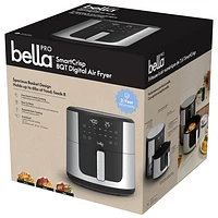 Bella Pro SmartCrisp Digital Air Fyer w/ EverGood Ceramic - 7.6L (8Qt) - Stainless Steel - Only at Best Buy
