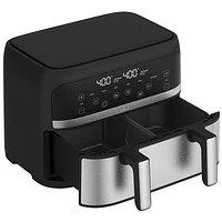Bella Pro Mini Trizone Flex Air Fryer w/ EverGood Ceramic - 3.8L (4Qt) - Stainless Steel - Only at Best Buy
