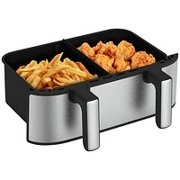 Bella Pro Mini Trizone Flex Air Fryer w/ EverGood Ceramic - 3.8L (4Qt) - Stainless Steel - Only at Best Buy
