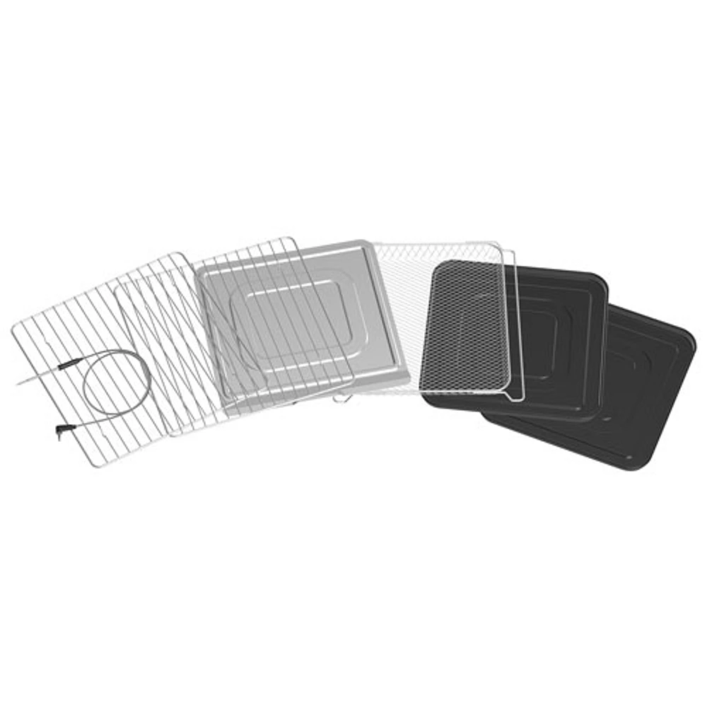 Four double avec convection, friture à air chaud et sonde Pro Duo de Bella - 0,85 pi³/24 l - Acier inoxydable - Exclusivité de Best Buy