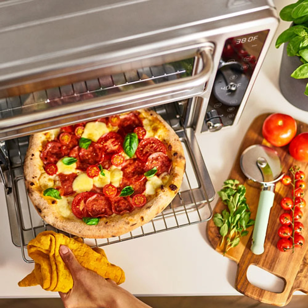 Four double avec convection, friture à air chaud et sonde Pro Duo de Bella - 0,85 pi³/24 l - Acier inoxydable - Exclusivité de Best Buy