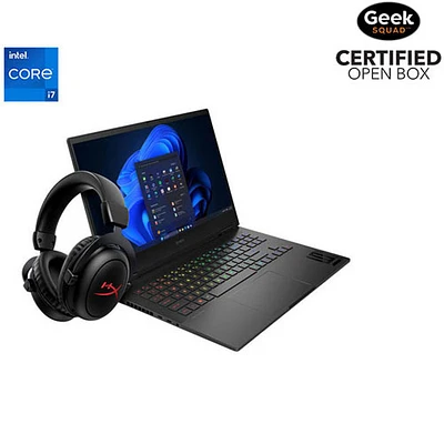 Open Box - HP Omen 16.1" Gaming Laptop (Intel Ci7-13700HX/1TB/32GB RAM/RTX 4080) & HyperX Cloud II Wireless Headset