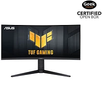 Open Box - ASUS TUF 34" QHD 180Hz 1ms GTG Curved VA LED FreeSync Gaming Monitor (VG34VQL3A)