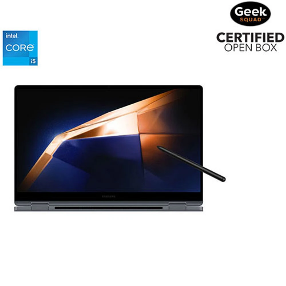 Open Box - Samsung Galaxy Book4 360 15.6" Touchscreen 2-in-1 Laptop - Grey (Intel Core 5 120U/256GB SSD/16GB RAM)