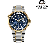 Open Box - Citizen Endeavor 44mm Men's Sport Watch - Two-Tone/Blue/Two-Tone