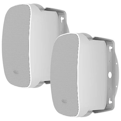 Klipsch RSM-800 400-Watt Outdoor All-Weather 5-Way Speaker System - Pair - White