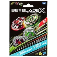 Beyblade X Chain Incendio 5-60HT & Arrow Wizard 4-60N Dual Pack Set