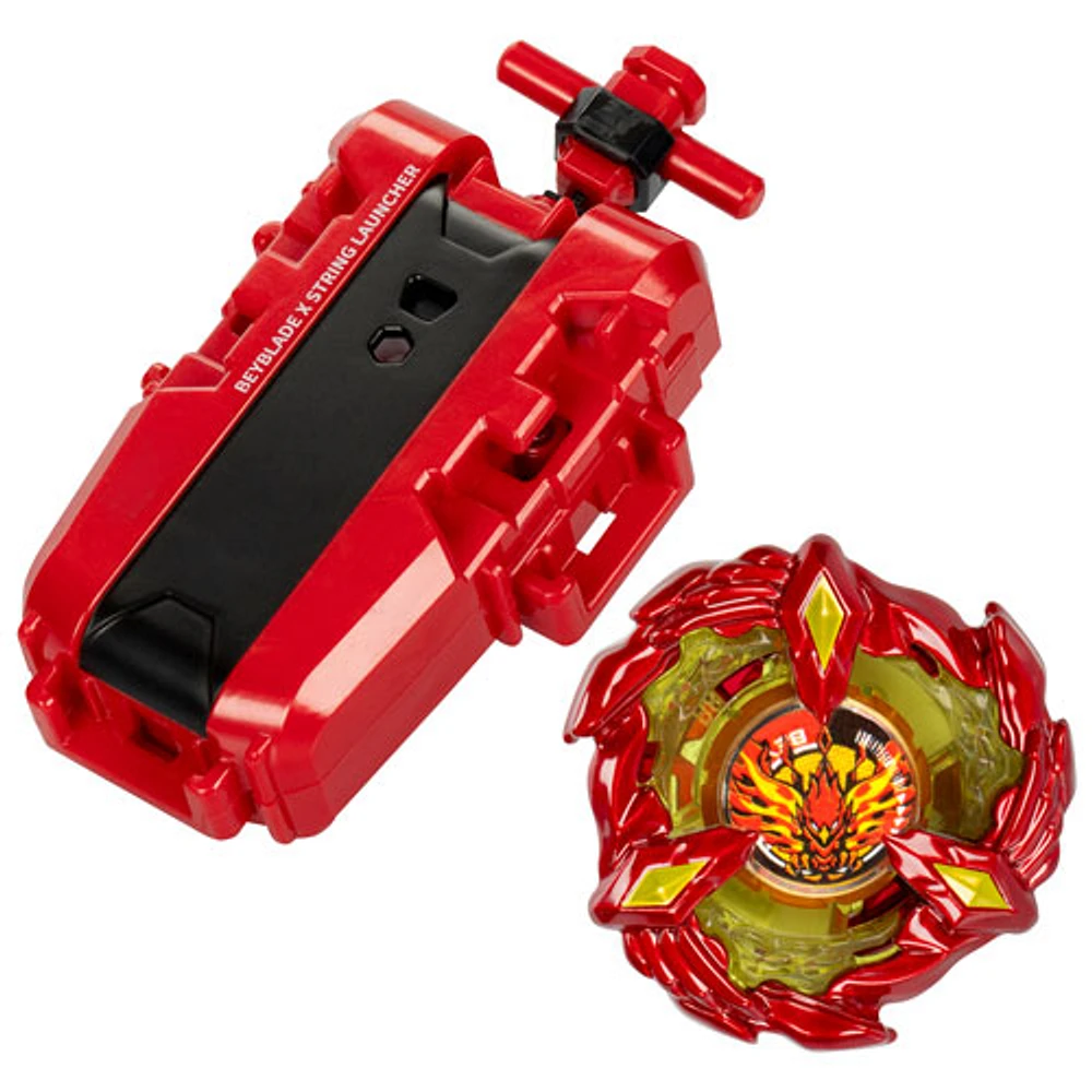 Beyblade X Soar Phoenix Deluxe String Launcher Set