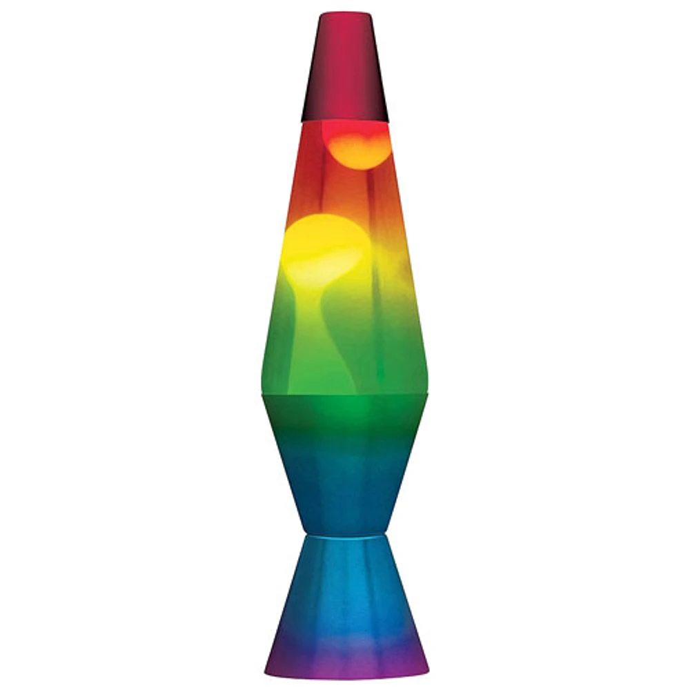 Lampe à lave de 14,5 po de Lava Lite - Arc-en-ciel