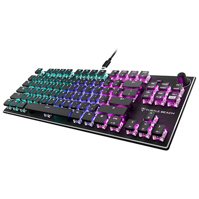 Clavier de jeu mécanique linéaire rétroéclairé sans pavé Vulcan de Turtle Beach - Exclusivité de Best Buy