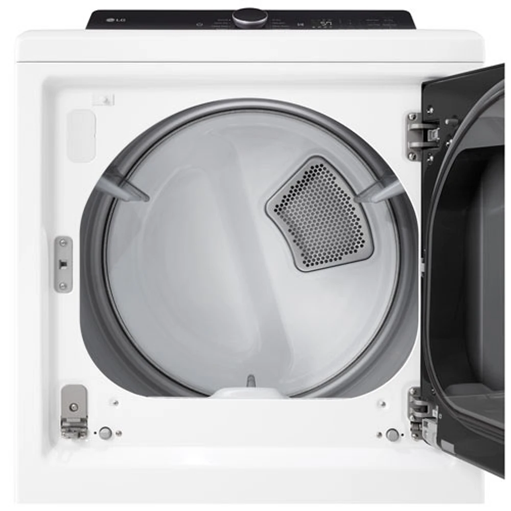 LG 7.3 Cu. Ft. Electric Dryer (DLE8400WE) - Alpine White