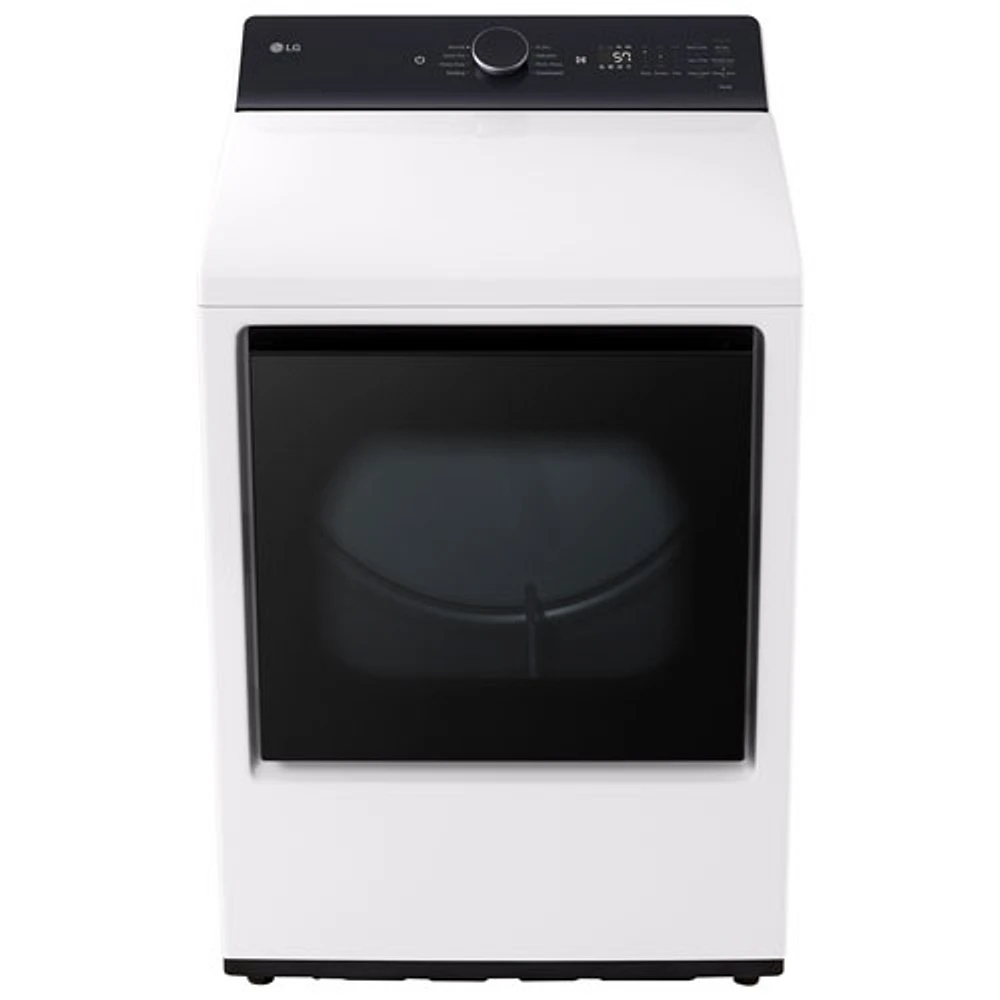 LG 7.3 Cu. Ft. Electric Dryer (DLE8400WE) - Alpine White