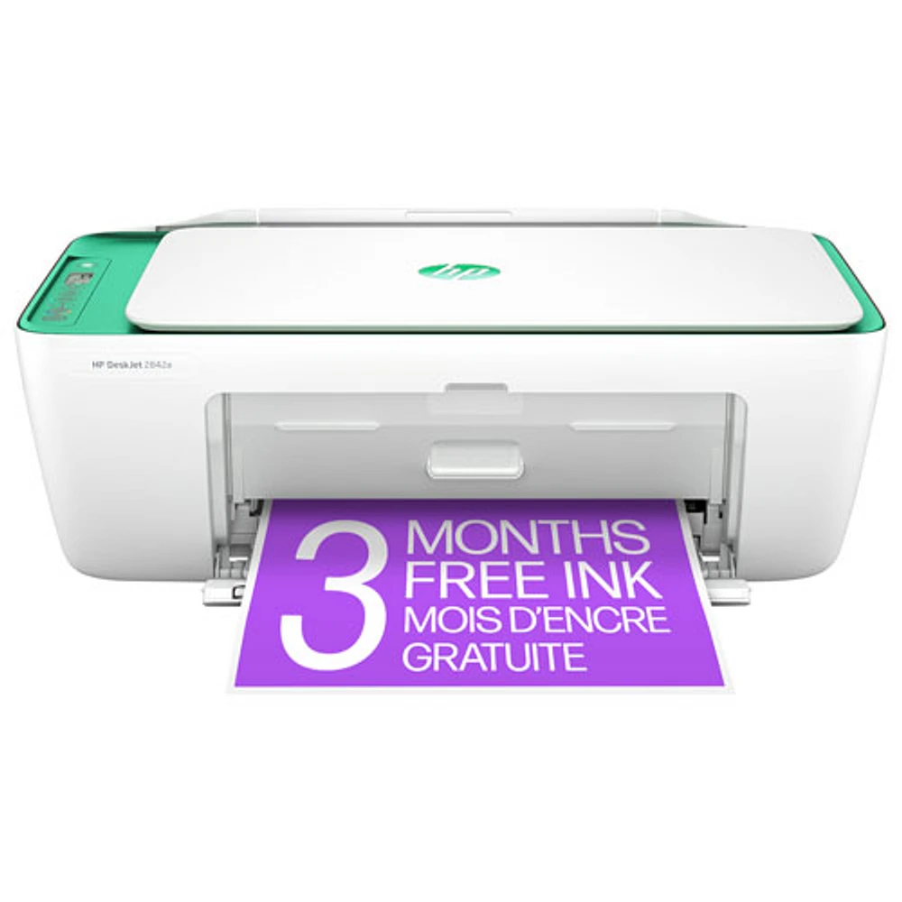 HP 2842E Wireless All-In-One Inkjet Printer - Aurora Green