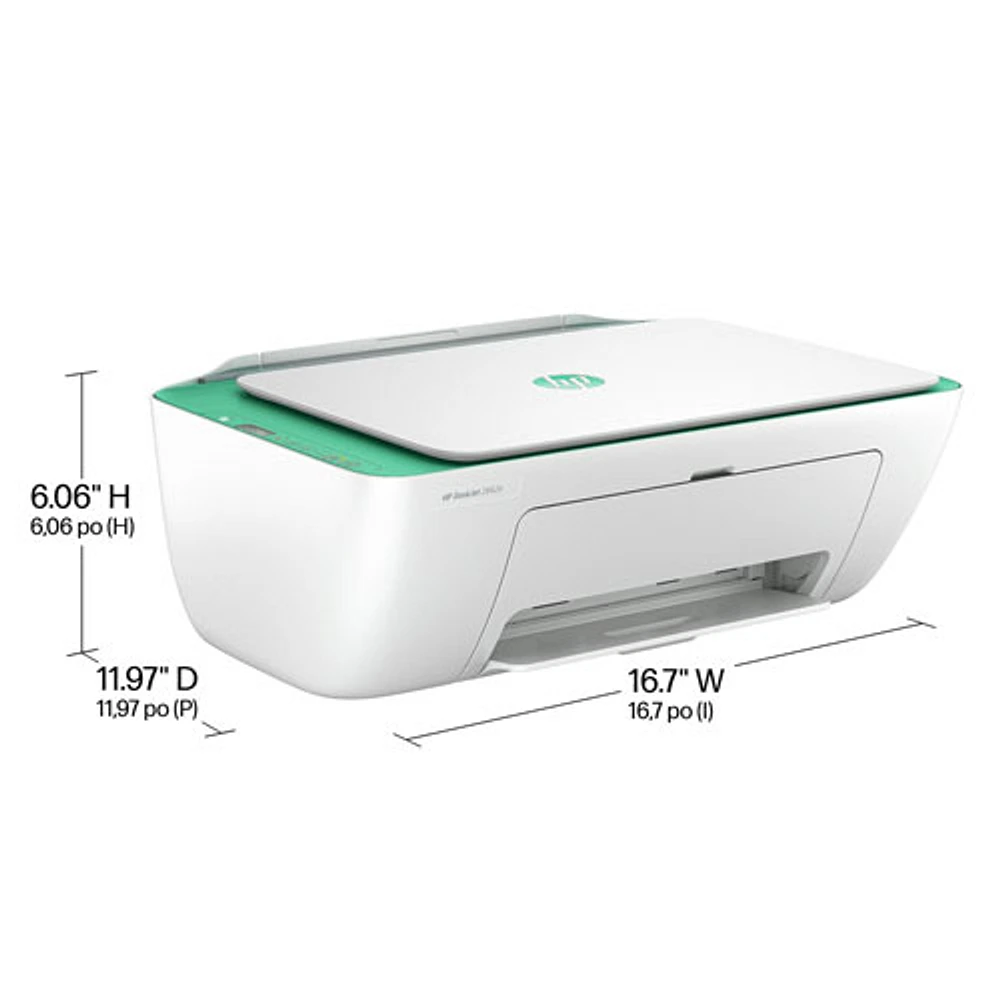 HP 2842E Wireless All-In-One Inkjet Printer - Aurora Green