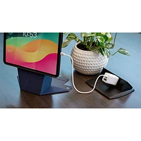 Chargeur mural GaN USB-A/USB-C de 45 W de LOGiiX - Blanc