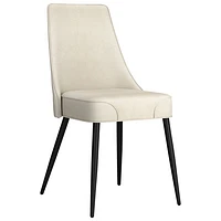 Chaise de salle à manger moderne en tissu Koda - Ensemble de 2