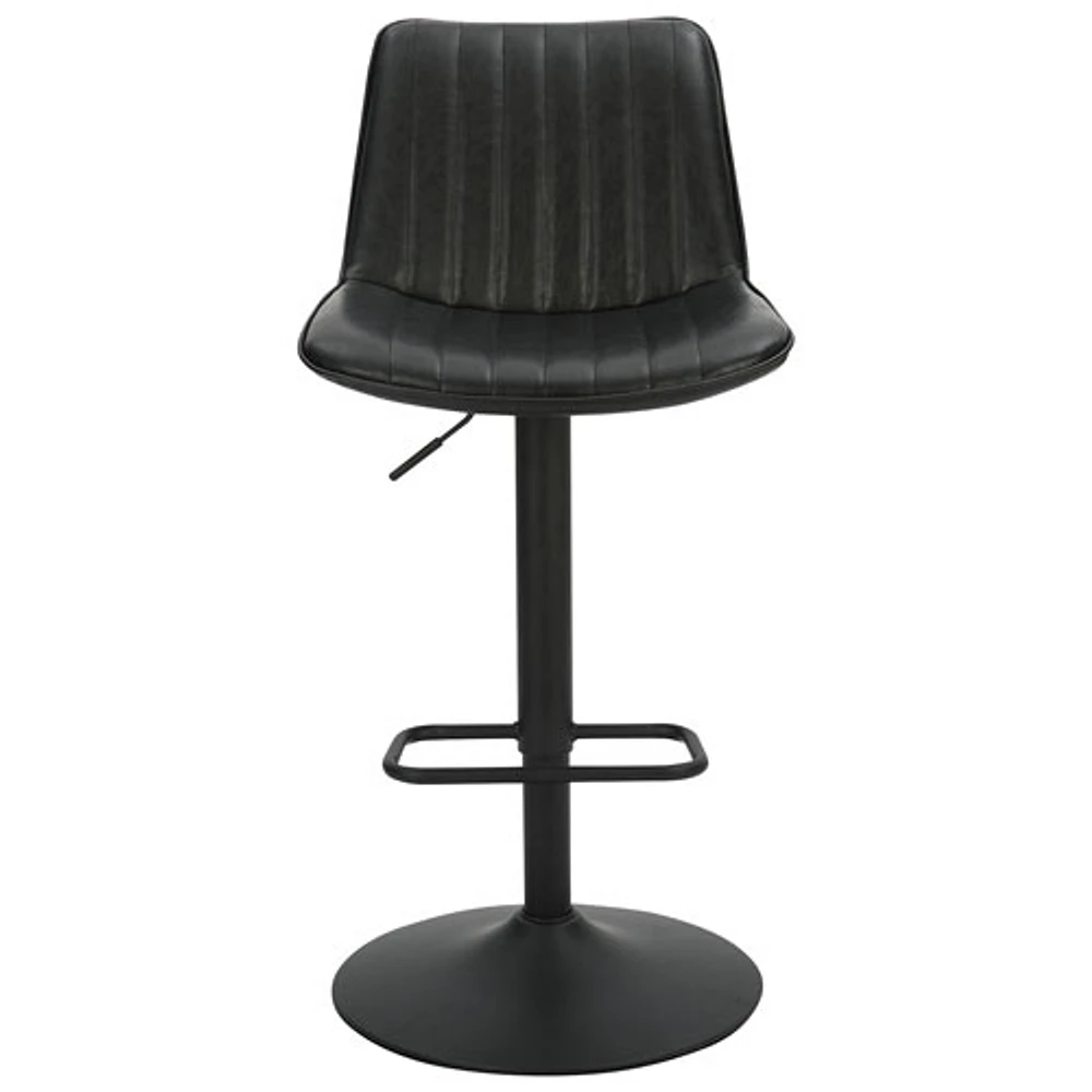 Kosi Contemporary Adjustable Height Air-Lift Barstool - Set of 2