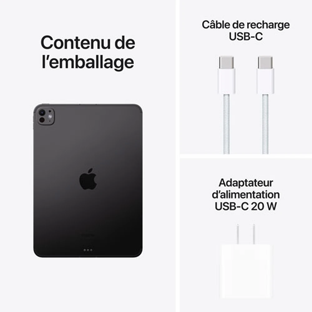 iPad Pro 11 po Go avec Wi-Fi et 5G d'Apple (5e génération