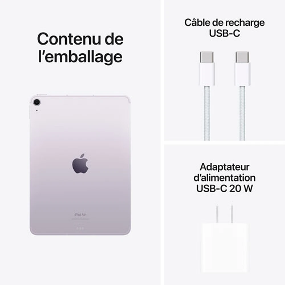 iPad Air po 1 To avec Wi-Fi et 5G d'Apple (6e génération