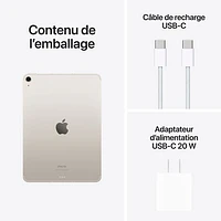 Apple iPad Air 11" 256GB with Wi-Fi & 5G (6th Generation) - Starlight
