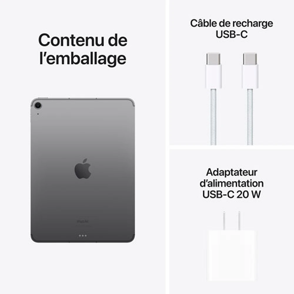 Apple iPad Air 11" 1TB with Wi-Fi & 5G (6th Generation) - Space Grey