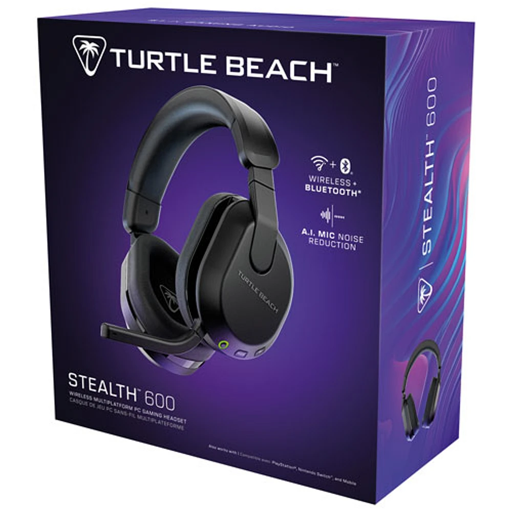 Turtle Beach Stealth 600 Wireless Gaming Headset for PC/PlayStation/Switch - Black - Only at Best Buy