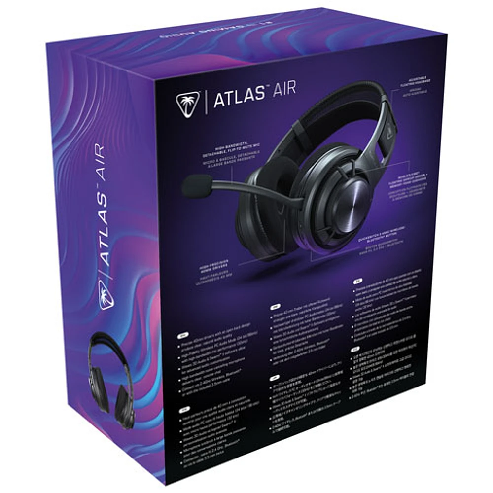 Turtle Beach Atlas Air Wireless Gaming Headset for PC/PlayStation/Switch - Black - Only at Best Buy