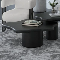 Petite table basse contemporaine Mayal - Noir