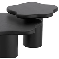 Petite table basse contemporaine Mayal - Noir